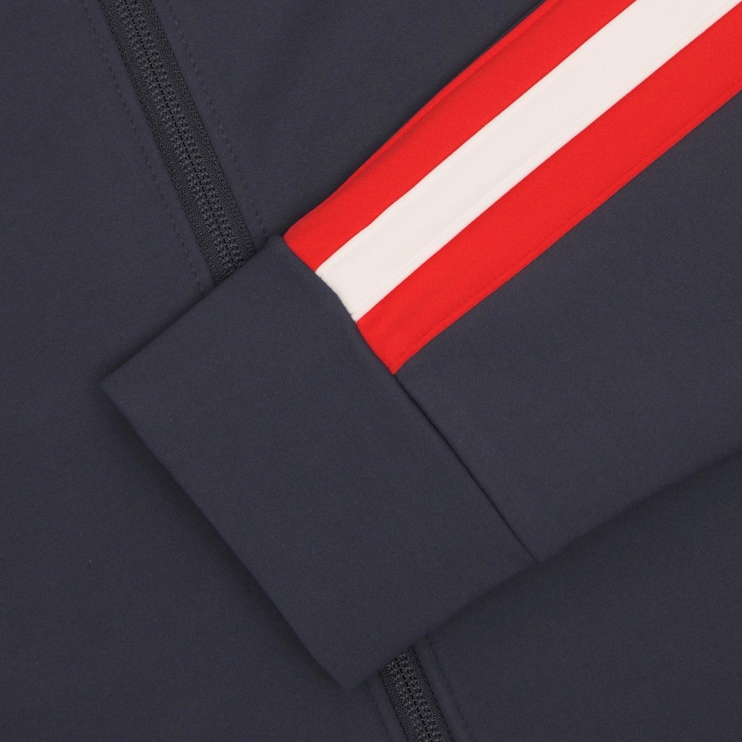 Tipped Warm-Up Jacket L/S: Navy