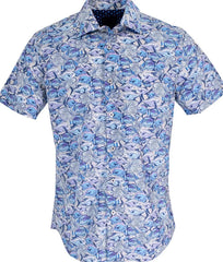 George Fish Skool Shirt S/S: Pumice