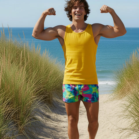 Athletic / Lounge Tank: Sunset Gold