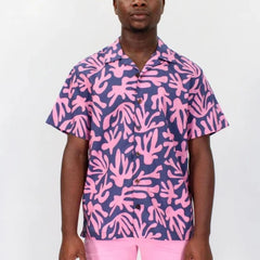 Ralph Loop Coral Camp Shirt S/S: Pink