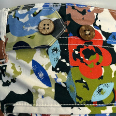 Floral Stencil Stretch Short