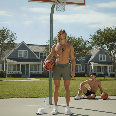Athletic / Lounge Short: Military Green