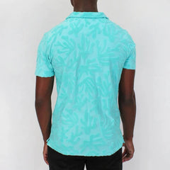 Johnny Coral Terry Polo S/S: Lagoon