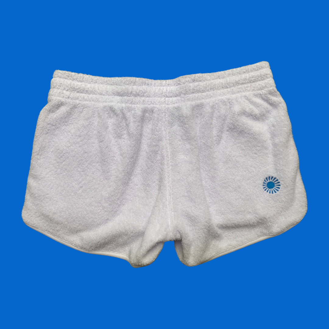 Vallarta Terry Short: White
