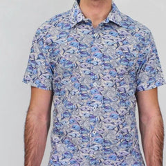 George Fish Skool Shirt S/S: Pumice