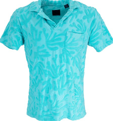 Johnny Coral Terry Polo S/S: Lagoon