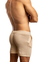 Roddy Crochet Short: Cream