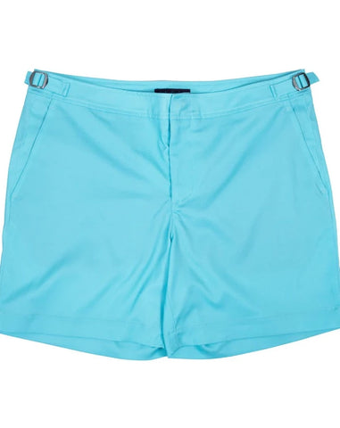 Pool Oxford Swim Trunk: Lagoon