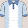 Mayfair Polo S/S: Country Air Blue