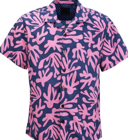 Ralph Loop Coral Camp Shirt S/S: Pink