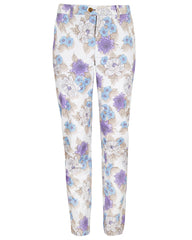 Jack Flower Bed Chino Pant: Ivory