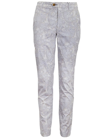 Jack Paisley Chino Pant: Ivory