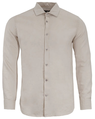 Lionel Linen Shirt L/S: Natural