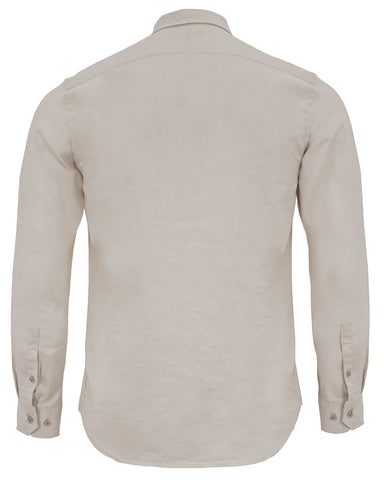 Lionel Linen Shirt L/S: Natural