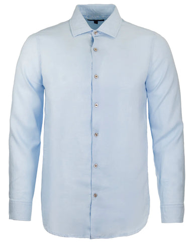 Lionel Linen Shirt L/S: Sky