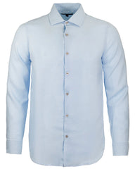 Lionel Linen Shirt L/S: Sky
