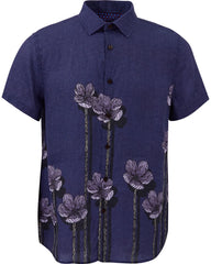 Landon Crafty Shirt S/S: Navy