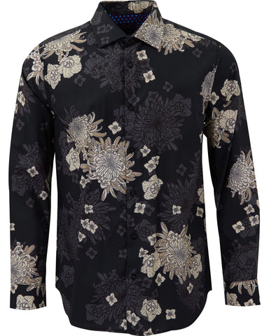 Norman Mumms Shirt L/S: Black