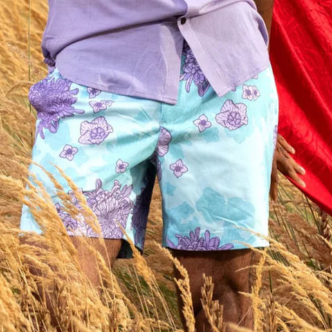 Edward Mumms Stretch Short: Aqua