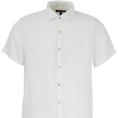 Loic Linen Shirt S/S: White