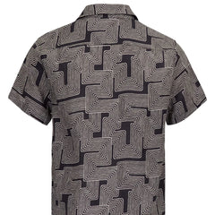 Landon Inter Twine Shirt S/S: Black