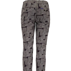 Charles Inter Twine Stretch Pant: Black