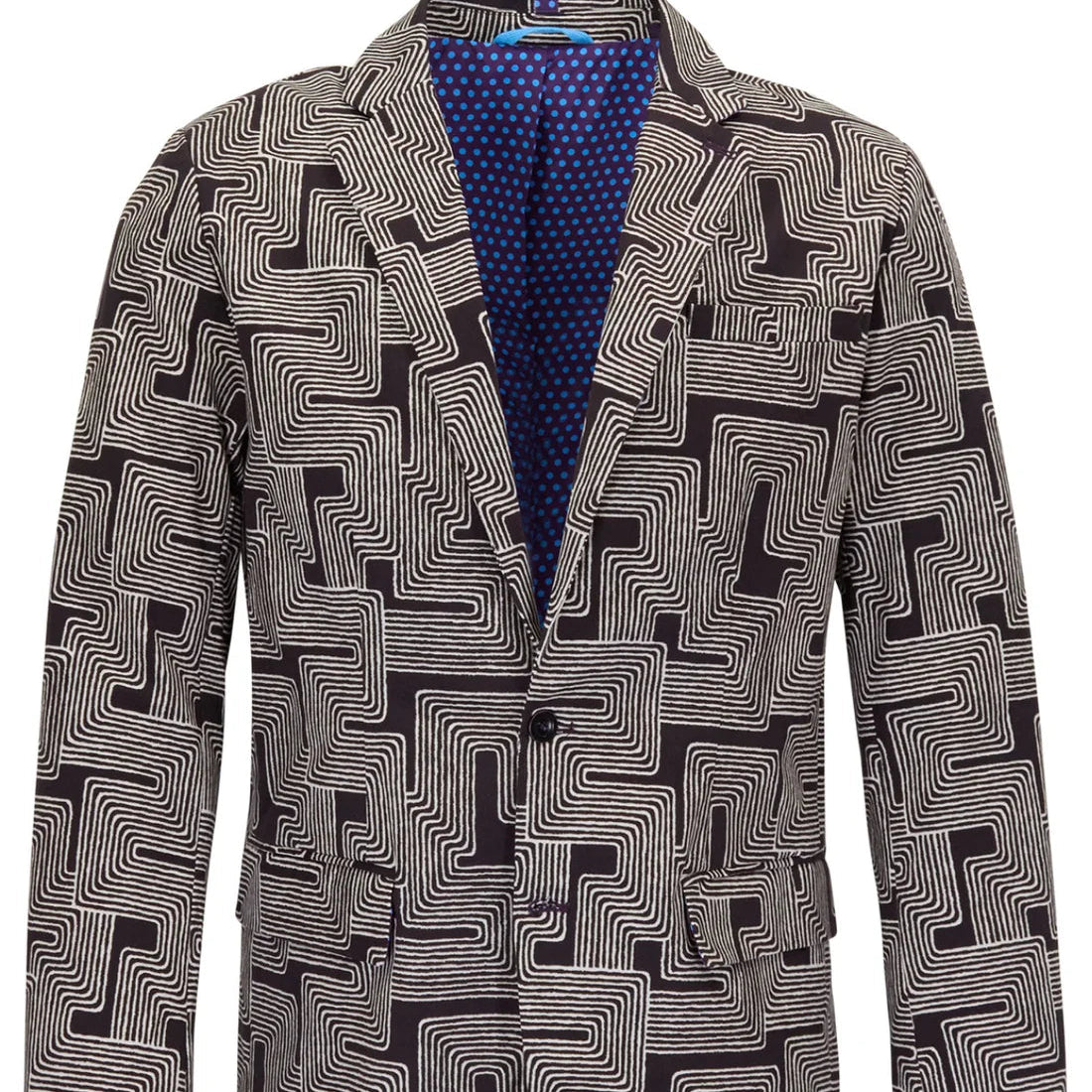 Julius Inter Twine Blazer: Black