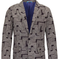 Julius Inter Twine Blazer: Black
