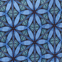 George Tribal Shirt S/S: Blue