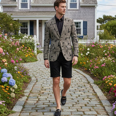 Julius Inter Twine Blazer: Black