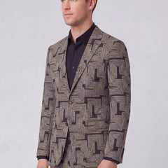 Julius Inter Twine Blazer: Black