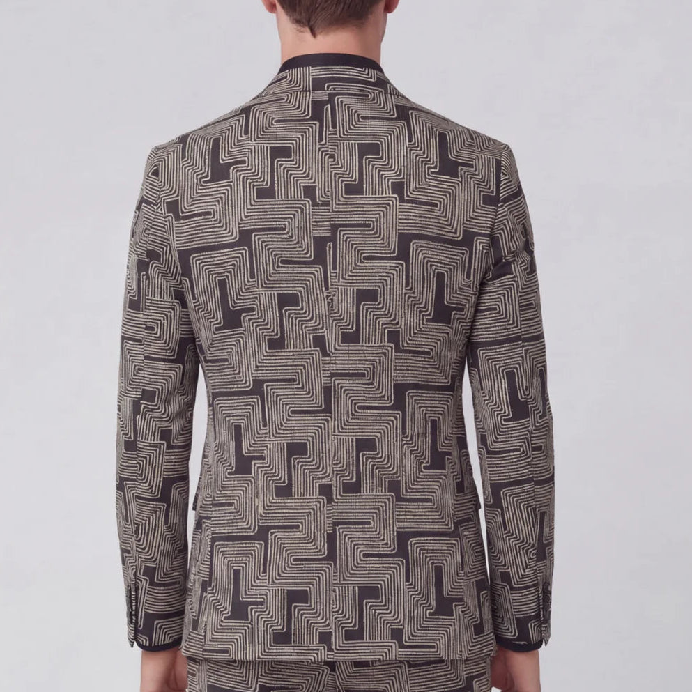 Julius Inter Twine Blazer: Black