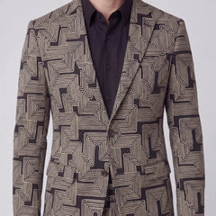 Julius Inter Twine Blazer: Black