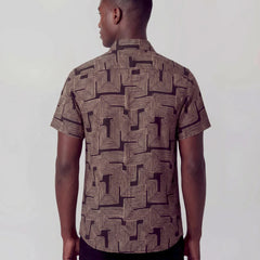 Landon Inter Twine Shirt S/S: Black