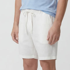 Devonshire Linen Short: White