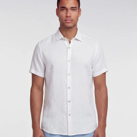 Loic Linen Shirt S/S: White