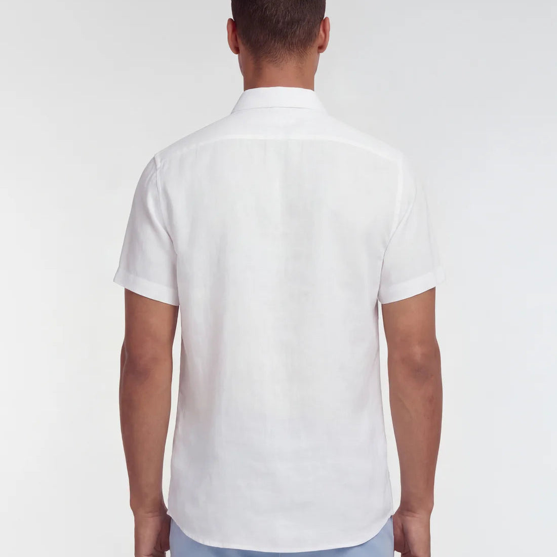 Loic Linen Shirt S/S: White