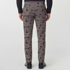 Charles Inter Twine Stretch Pant: Black