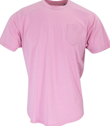 Tate Stripe T-Shirt S/S: Pink & Blue