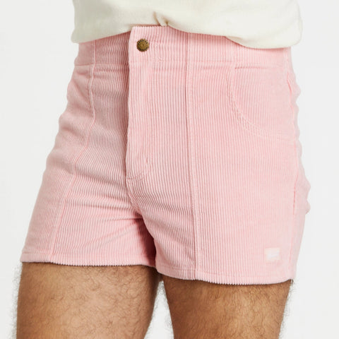 Stretch Corduroy Short: Pink