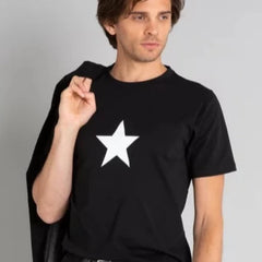 Coulos Star T-Shirt S/S: Black