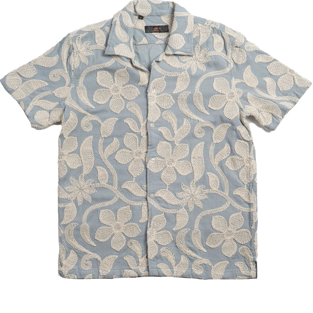 Oleander Artisan Shirt S/S: Blue