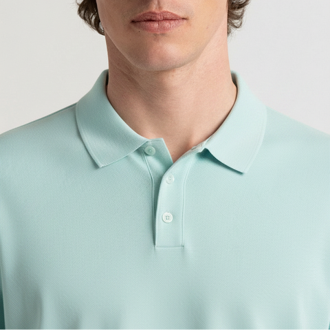Angeli Polo S/S: Aqua