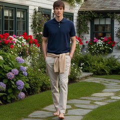 Angeli Polo S/S: Navy