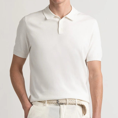 Angeli Polo S/S: Ecru
