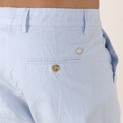 Striped Chino Arno Pant: Sky Blue