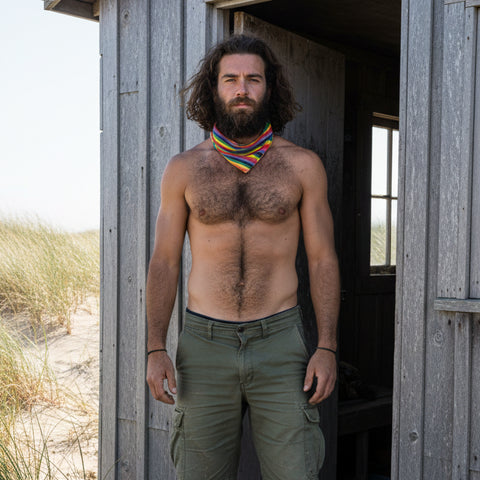 Bandana 22": Freedom Rainbow Pride