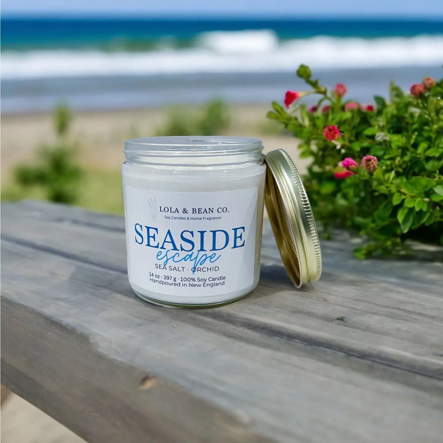 Costal Soy Candle: Seaside Escape 7.5 oz.