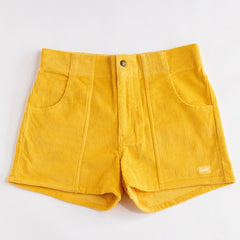 Stretch Corduroy Short: Yellow