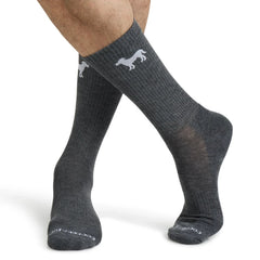 Crew Sock: Dark Heather